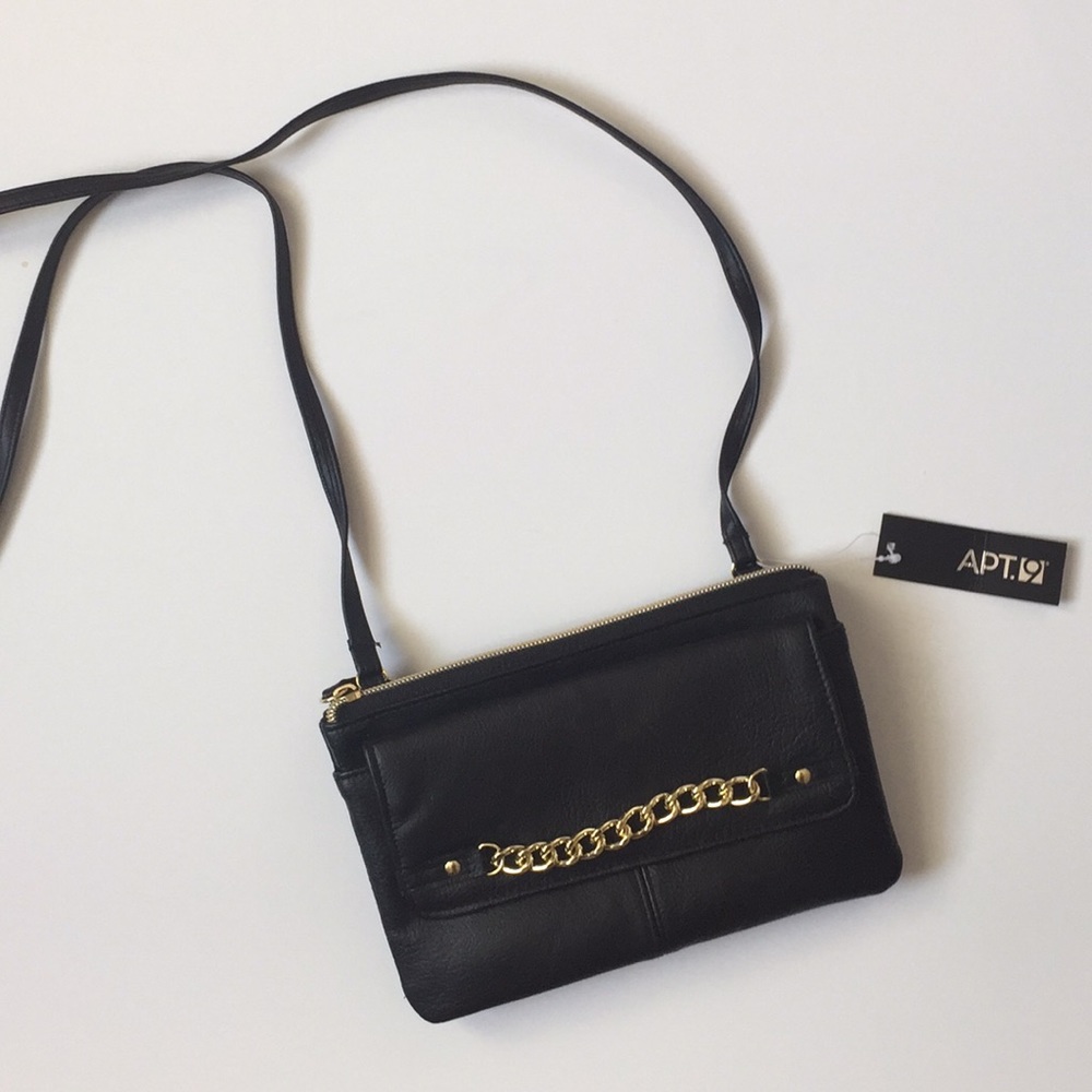 Black cross body bag